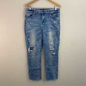 ✨Vanilla‎ Star Distressed Straight Blue Jeans Size 13